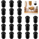 50pcs 19mm embouts de meubles pieds de meubles en plastique pour tubes bouchons de tube ronds pour chaises ...