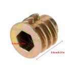 50pcs m4 * 8mm meubles tête hexagonale écrou fileté inserts en bois boulon vis de meubles inserts filetés ... 50pcs m4 * 8mm meubles tête hexagonale écrou fileté inserts en bois boulon vis de meubles inserts filetés ...