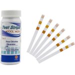 50pcs piscine spa eau bandelettes de test ph chlore alcaline acide brome duret test outil de papier ...