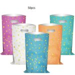 50pcs sacs cadeaux, sachets anniversaire garcon et filles, sacs de cadeau pochette bonbon pour faveur ...