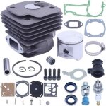 52 mm cylindre piston kit pour tronçonneuse husqvarna 372xp 371 365 362 375k gros alésage remplacer les ... 52 mm cylindre piston kit pour tronçonneuse husqvarna 372xp 371 365 362 375k gros alésage remplacer les ...