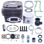 Cylindre piston kit - husqvarna - 372xp - 52 mm - remplacement pi�ces - inclus bougie et joints