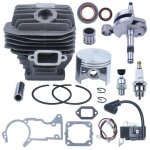 52mm cylindre allumage bobine vilebrequin kit pour stihl 044 ms440 avec joint dhuile de piston
