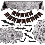 Decoration halloween - araignée géante dhalloween de 200cm 10 mini araignées avec 60g toiles daraignée ... Decoration halloween - araignée géante dhalloween de 200cm 10 mini araignées avec 60g toiles daraignée ...