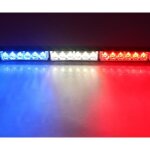 54w 18 led 46 cm - commutateur par défaut - rouge blanc bleu - barre lumineuse led stroboscope davertissem ... 54w 18 led 46 cm - commutateur par défaut - rouge blanc bleu - barre lumineuse led stroboscope davertissem ...