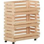 559neu meuble chariot  lgumes - desserte de cuisine sur roulettes desserte chariot de service 77x30x80 ...
