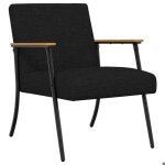 [5778641]fauteuil relax suikunfauteuil noir 59x75x78 cm tissu59x75x78 cmpoids:10. 25 kg