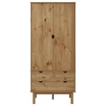 (58071)neufgarde - robe pour petits salons chambres � coucher otta 765x53x172cm bois massif de pin - ...