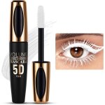5d silk fiber mascara waterproof long volume noir intense longueur convient aux yeux sensibles teinte: ...