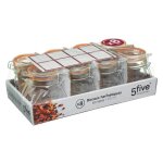 5five - bocal verre hermtique x8 150ml