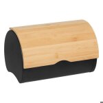5five - bote  pain  blackbamboo  en mtal et bambou noir