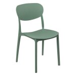 5five - chaise empilable plastique vert plasta