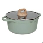 5five - faitout horizon en aluminium forg vert d24cm