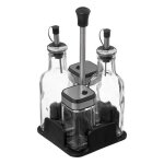 5five - set bouteille huille vinaigre x4