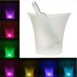 5l 7 couleurs led rvb lumière changeante seau À glace champagne vin boissons boissons de froid de la ... 5l 7 couleurs led rvb lumière changeante seau À glace champagne vin boissons boissons de froid de la ...
