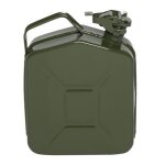 5l jerrican essence en m�tal avec bectransport stockage eau et liquides34x25. 5x14. 5cmvert