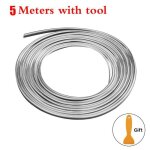 5m dargent - bandes flexibles de décoration de moulage de voiture universelles moulures automatiques ... 5m dargent - bandes flexibles de décoration de moulage de voiture universelles moulures automatiques ...