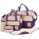 5pcs bb ensemble de sacs  langer de multifonction diaper messenger hpital maternit ensemble de sac ...