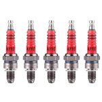 5pcs bougie dallumage de course � 3 electrode pour le scooter gy6 50cc 125cc 150cc