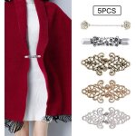 5pcs clips de chandail agrafes de chandail agrafes de ch�le de chandail robes cardigan collier broche ...
