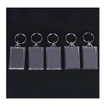 Porte - clés photo - non spécifié - 5pcs - acrylique transparent - personnalisable - cadeau idéal Porte - clés photo - non spécifié - 5pcs - acrylique transparent - personnalisable - cadeau idéal