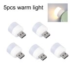 (5pcs warm)lampe led avec prise usb chargeur pour ordinateur portable petit livre protection des yeux ...