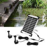 Pompe  eau solaire - yea - fontaine extrieure - 5w - noir et blanc - cascade jardin