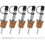 5x bouchon bec verseur avec couvercle
