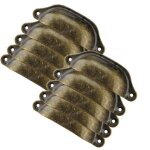 5x poignée de tiroir 98mm coquille bronze antique pour armoire placard cabinet commode 5x poignée de tiroir 98mm coquille bronze antique pour armoire placard cabinet commode