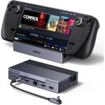 6 en 1 docking station compatible avec steam deck oled rog xbox ally x legion go dock usb c hdmi 4k 120hz ...