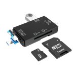 6 - en - 1 lecteur de carte multifonctionnel type - c usb 2. 0 otg carte sd / tf