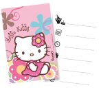 6 cartes dinvitation hello kitty bamboo?