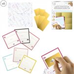 6 cartes dinvitation personnalisables � gratter or
