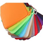Coussins de chaise - antidrapants - couleur alatoire - synthtique - carr