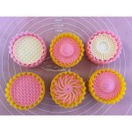 6 emportes pice 12 empreintes doubles faces fondant cake sabl gteau oriental