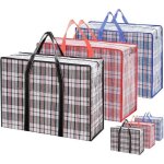 6 extra large panier a linge sac de rangement rutilisable grand sac cabas multi - usages  fermeture ...