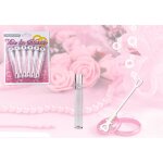 Flacons � bulles de savon - sud trading company - vive les mari�s - lot 6 - bouchon c?ur blanc - pour ...