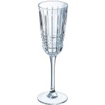 Fltes  champagne 17cl rendez - vous - cristal darques - kwarx au design vintage cristal look