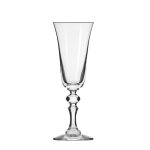 6 fltes  champagne krista 15 cl - cristallin sans plomb