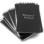 6 mini cahiers à spirale 3 x 5 pouces carnets Étanches ouverture par le haut50 feuilles couverture noire ... 6 mini cahiers à spirale 3 x 5 pouces carnets Étanches ouverture par le haut50 feuilles couverture noire ...