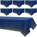 6 paquets nappes à pois nappes de table 137 * 274cm nappes à pois bleus et dorés nappes rectangulaires ... 6 paquets nappes à pois nappes de table 137 * 274cm nappes à pois bleus et dorés nappes rectangulaires ...