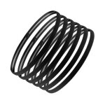 Bandeaux de sport - non spcifi - 6 pcs - lastique - antidrapant - mixte