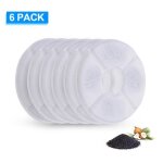 Filtre de fontaine deau - youthink - 6 pcs - charbon actif - compatible avec plusieurs modles - 127mm ...