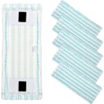 6 pcs microfibre pour sol compatible avec leifheit t�tes de rechange balai serpill�re d�contamination ...
