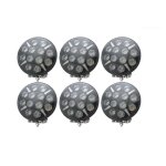 6 phares auxiliaires led longue port�e spot + feu de position orange / blanc 12v - 24v 100w e9 camions ...