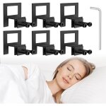 6 pi�ces arret matelas antid�rapant cale matelas r�glables joints de matelas en m�tal avec 1 cl� installat ...