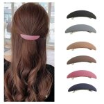 6 pices automatique cheveux barettes cheveux femme chic rectangle barrettes clip franais grandes barrettes ...