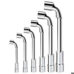 6 pi�ces cl�s � pipe d�bouch�es en l 7 / 8 / 9 / 10 / 11 / 12 mm pour r�parations canalisations entretien ...