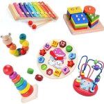 6 pièces de jouets éducatifs pour enfants en bois combinés pour 1 - 3 ans jouets éducatifs pour enfants ... 6 pièces de jouets éducatifs pour enfants en bois combinés pour 1 - 3 ans jouets éducatifs pour enfants ...
