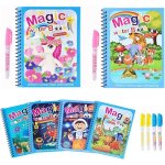 Livre de coloriage à leau - magic water book - 6 pièces - réutilisable - avec stylo - pour enfants Livre de coloriage à leau - magic water book - 6 pièces - réutilisable - avec stylo - pour enfants